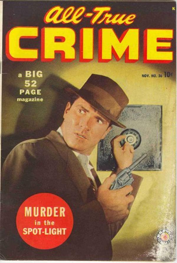 All True Crime Cases Comics (1948) #36 cover