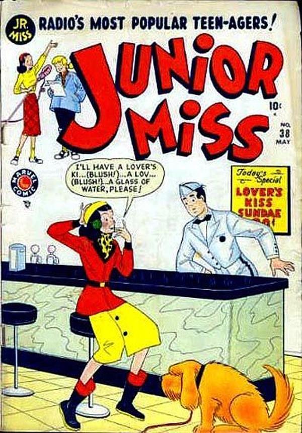 Junior Miss (1947) #38 cover