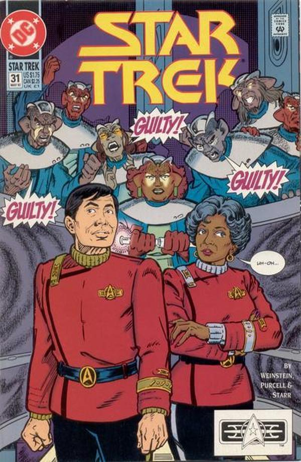 Star Trek (1989) #31 cover