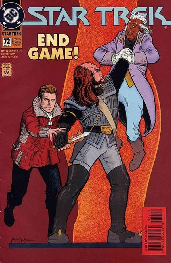 Star Trek (1989) #72 cover