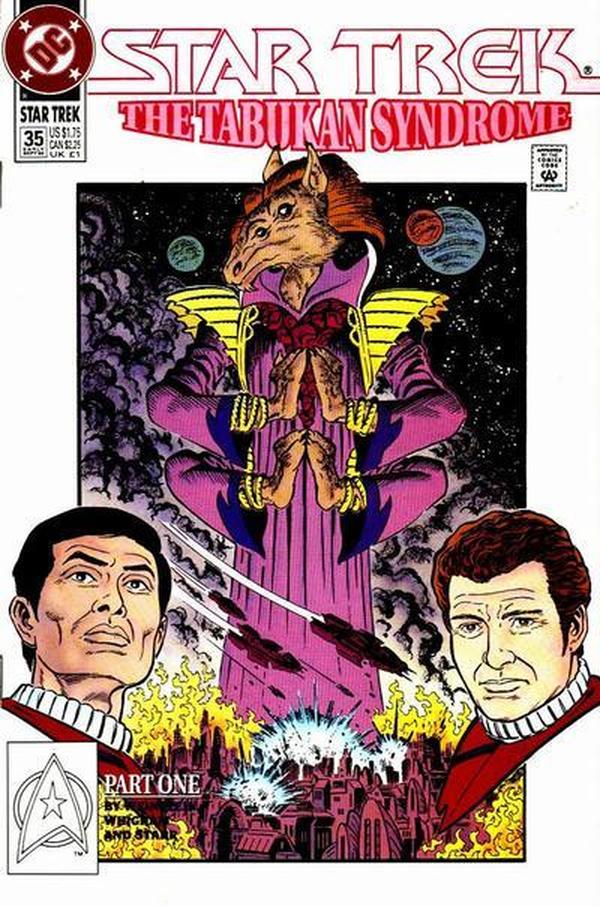 Star Trek (1989) #35 cover