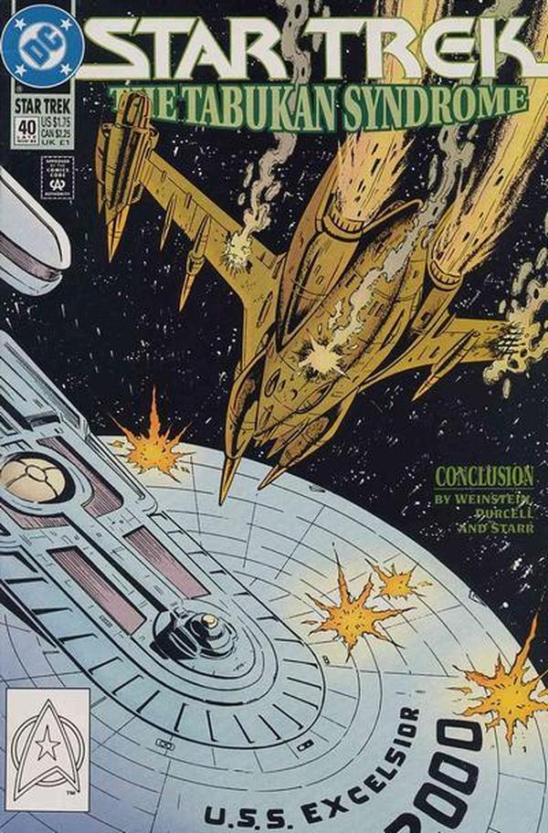 Star Trek (1989) #40 cover