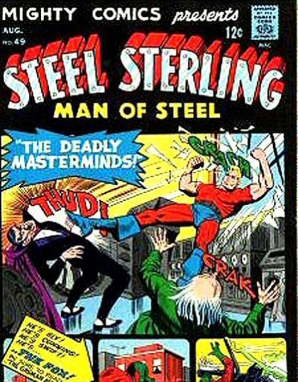 Cover of Mighty Comics #49