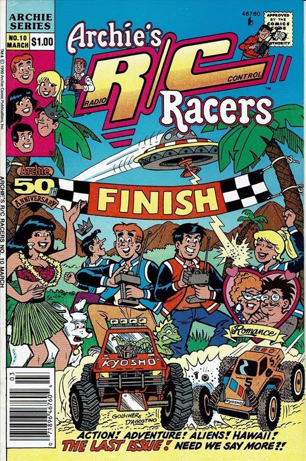 Archie's R/C Racers (1989) #10 cover