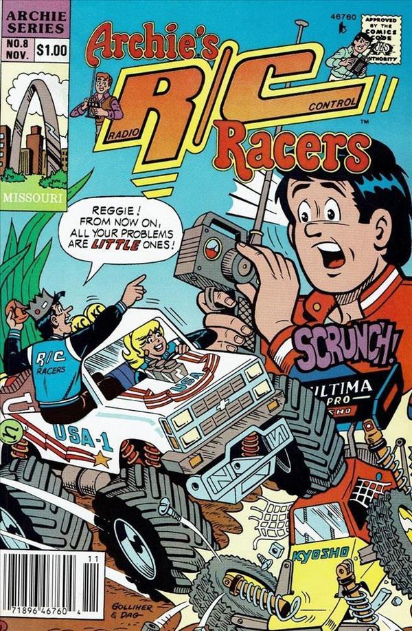 Archie's R/C Racers (1989) #8 cover