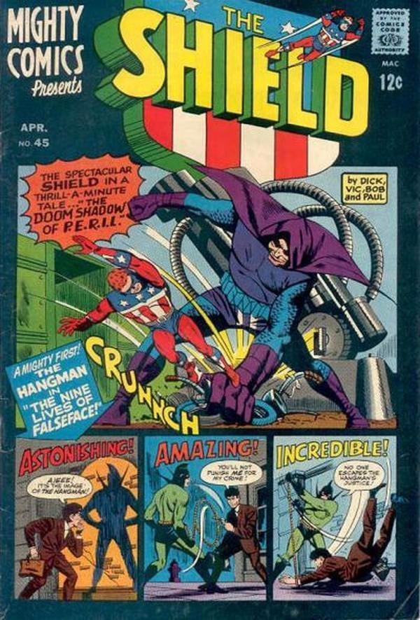 Cover of Mighty Comics #45
