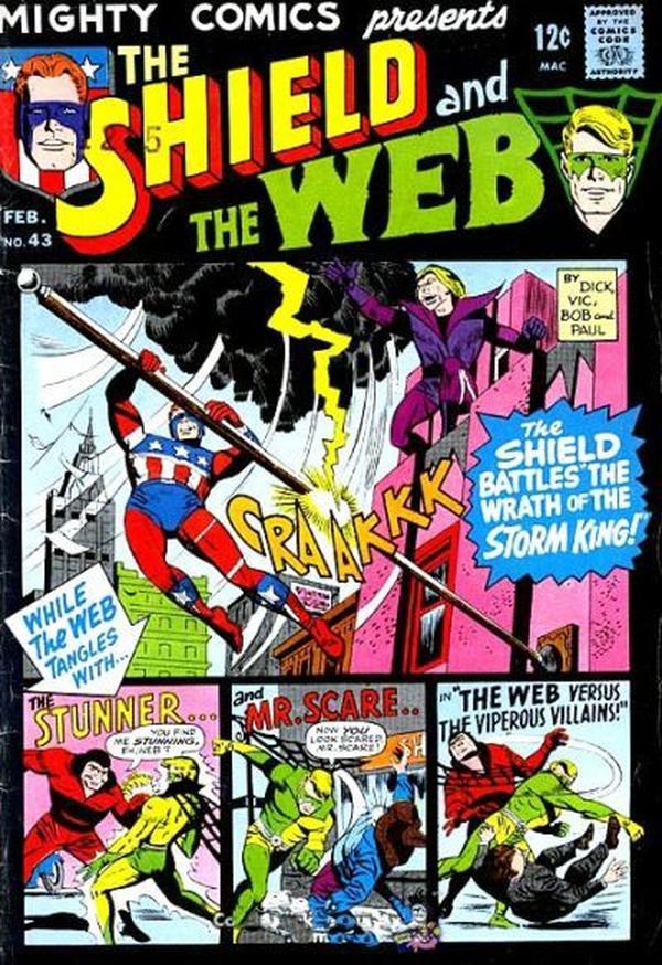 Cover of Mighty Comics #43