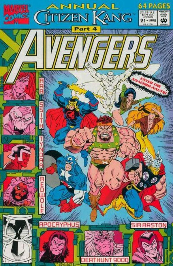 The Avengers Annual (1967) #21 cover