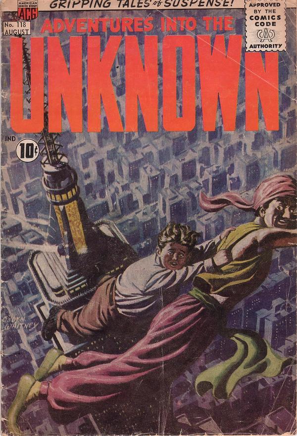 Cover of Adventures into the Unknown #118