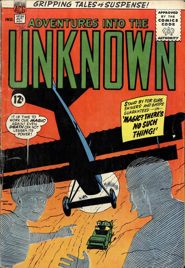 Cover of Adventures into the Unknown #136