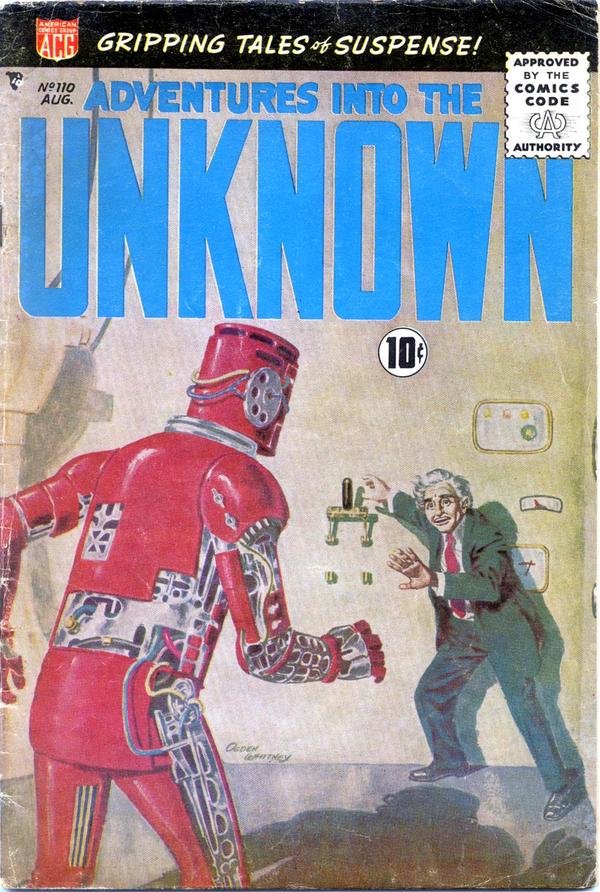 Cover of Adventures into the Unknown #110