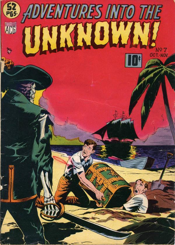 Cover of Adventures into the Unknown #7