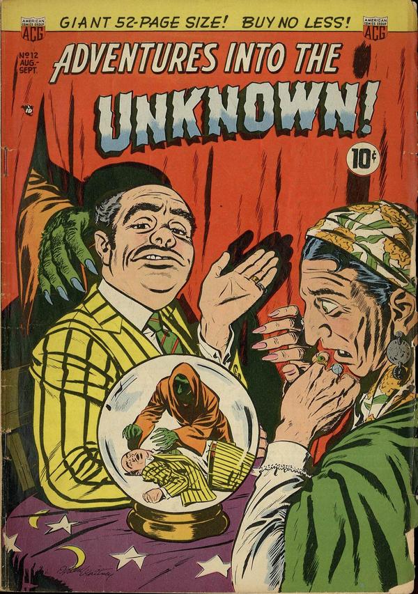 Cover of Adventures into the Unknown #12
