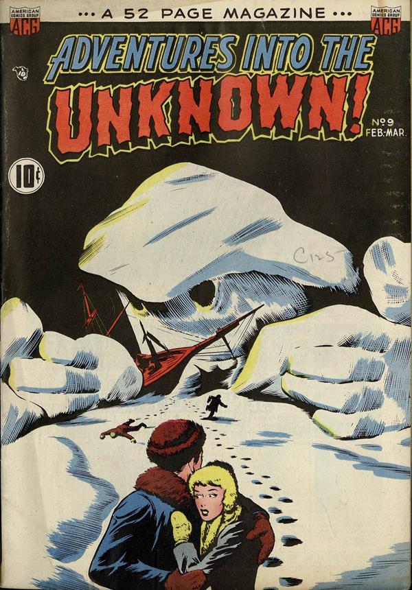 Cover of Adventures into the Unknown #9