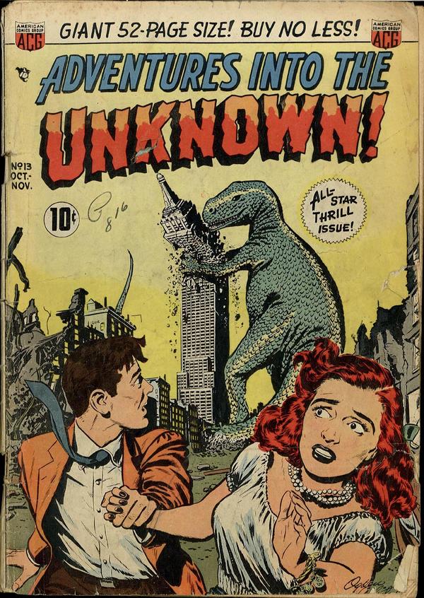 Cover of Adventures into the Unknown #13
