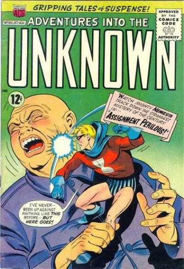 Cover of Adventures into the Unknown #160