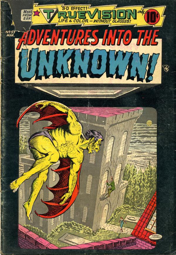 Cover of Adventures into the Unknown #53