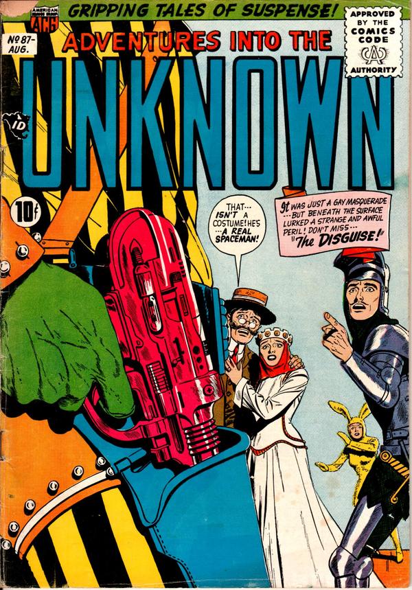 Cover of Adventures into the Unknown #87