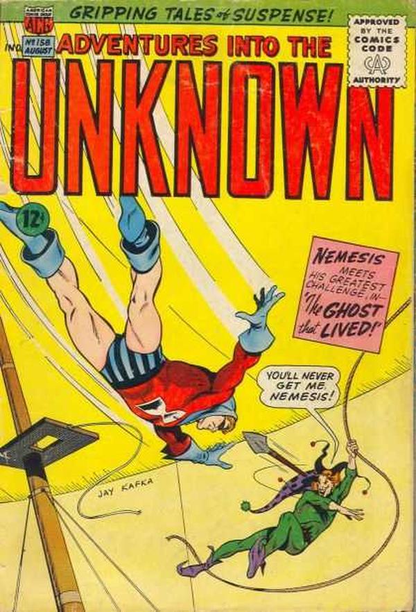 Cover of Adventures into the Unknown #158