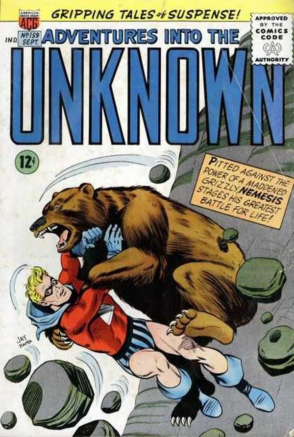 Cover of Adventures into the Unknown #159