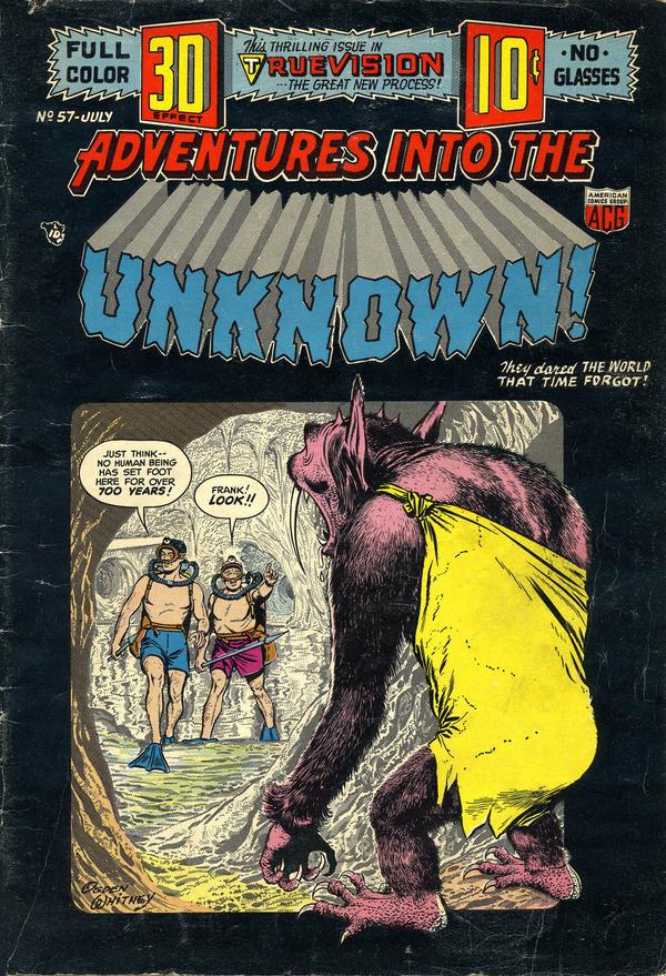 Cover of Adventures into the Unknown #57