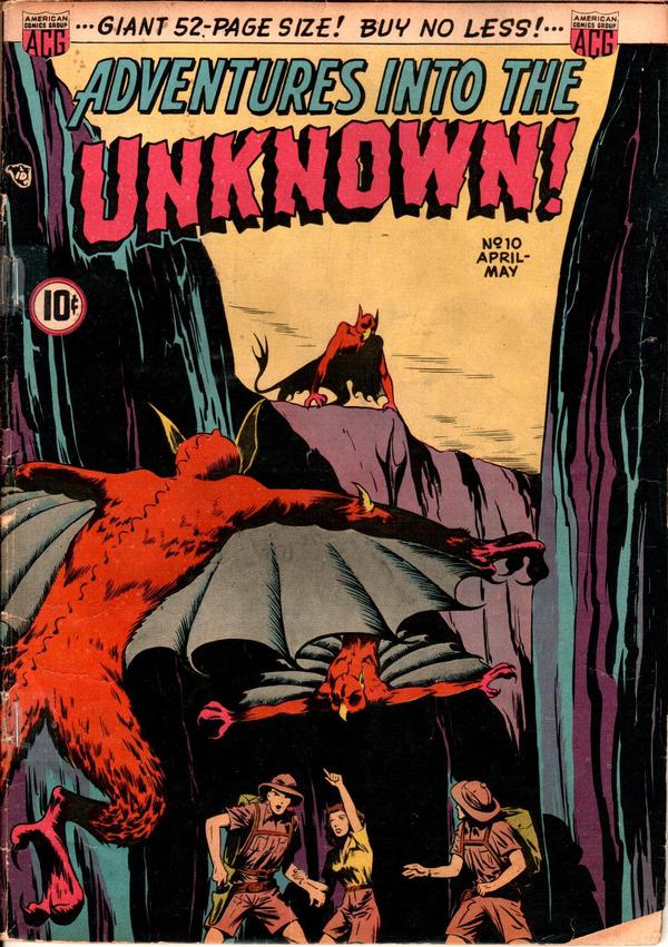 Cover of Adventures into the Unknown #10