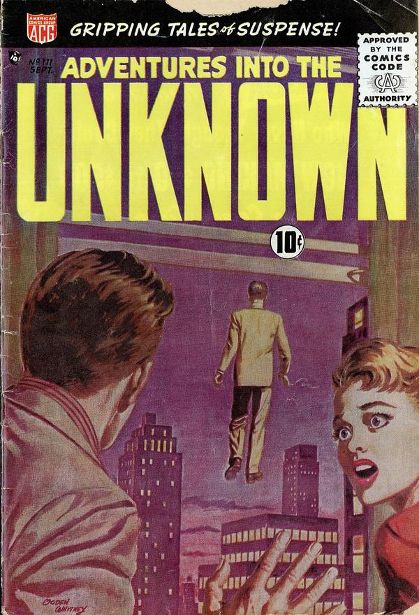 Cover of Adventures into the Unknown #111