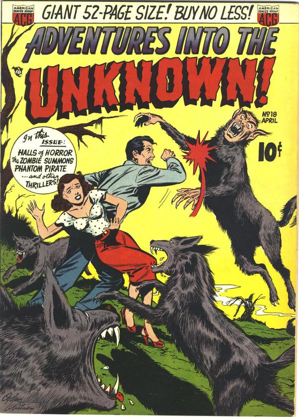 Cover of Adventures into the Unknown #18