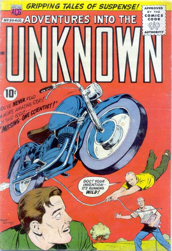 Cover of Adventures into the Unknown #99