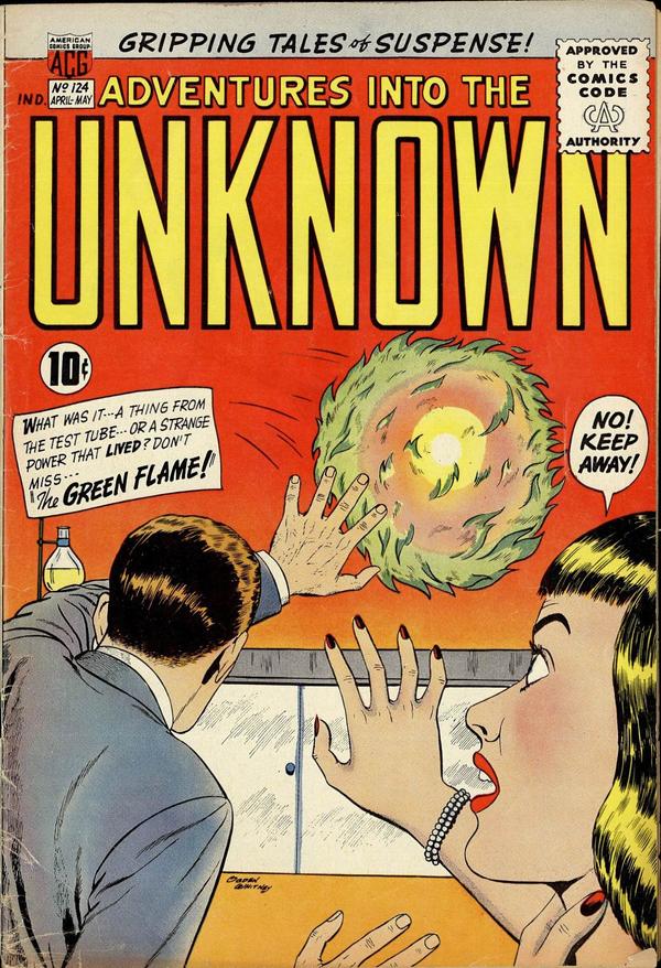 Cover of Adventures into the Unknown #124