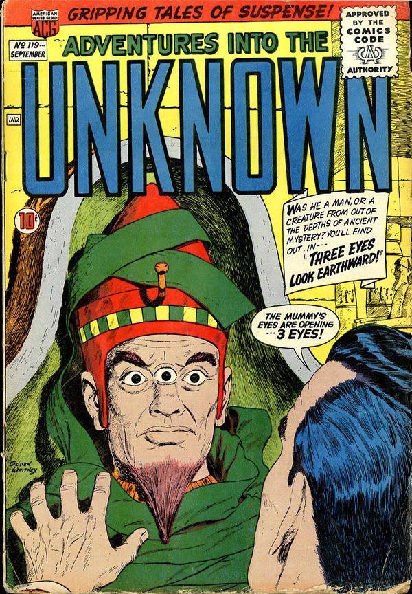 Cover of Adventures into the Unknown #119
