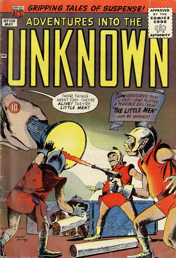 Cover of Adventures into the Unknown #108