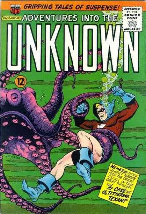 Cover of Adventures into the Unknown #157