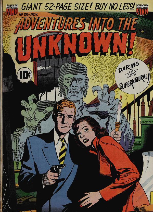 Cover of Adventures into the Unknown #25