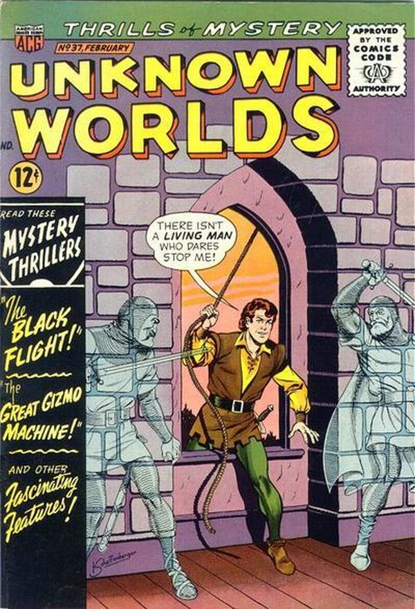 Cover of Unknown Worlds #37