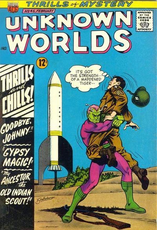 Cover of Unknown Worlds #45