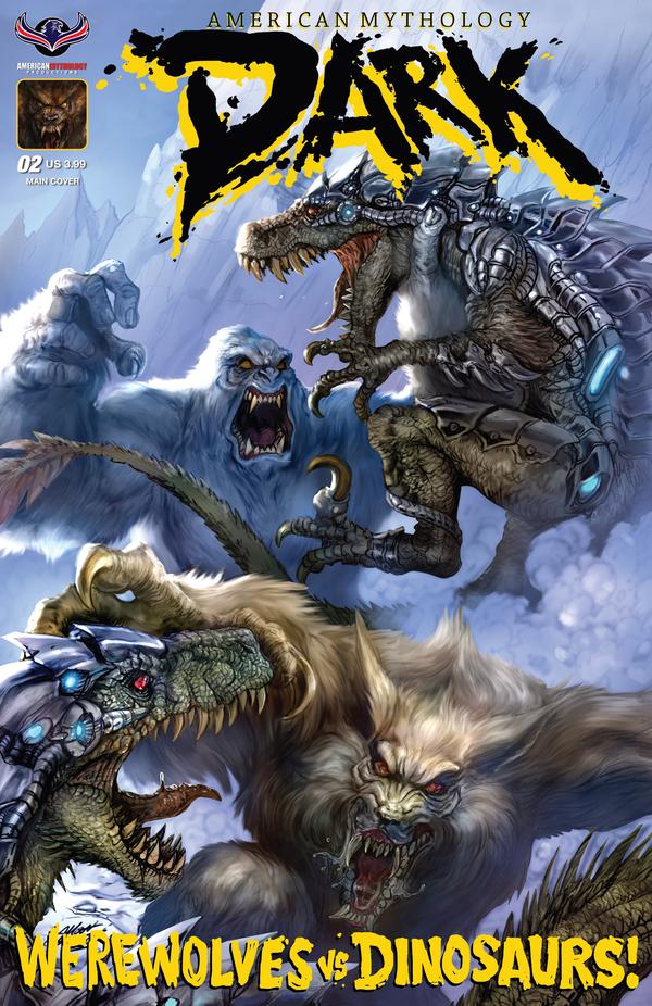 American Mythology Dark: Werewolves vs. Dinosaurs