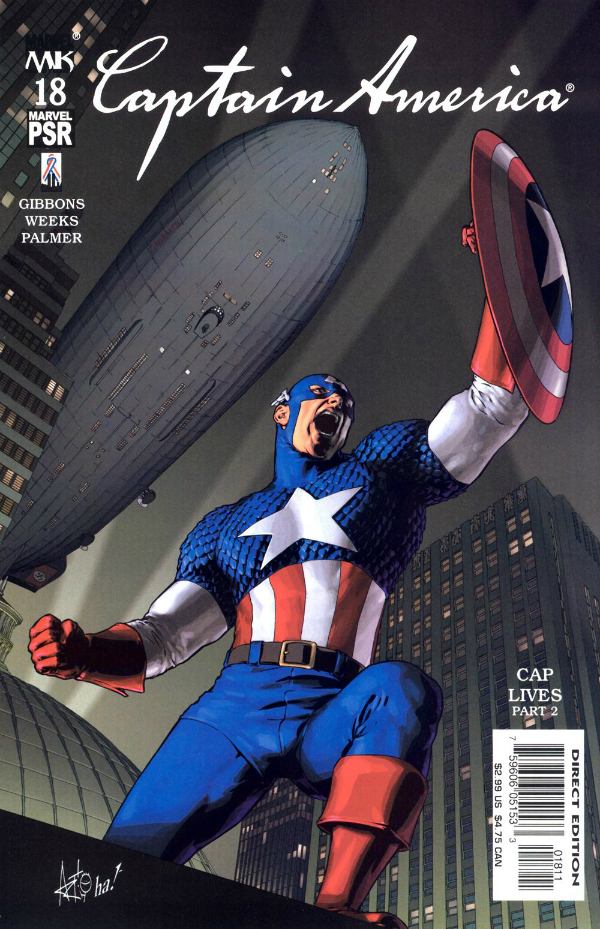 Captain America (2002) #18 cover