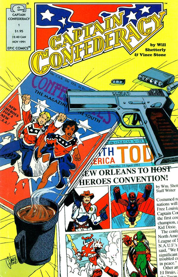 Captain Confederacy (1991) #1 cover