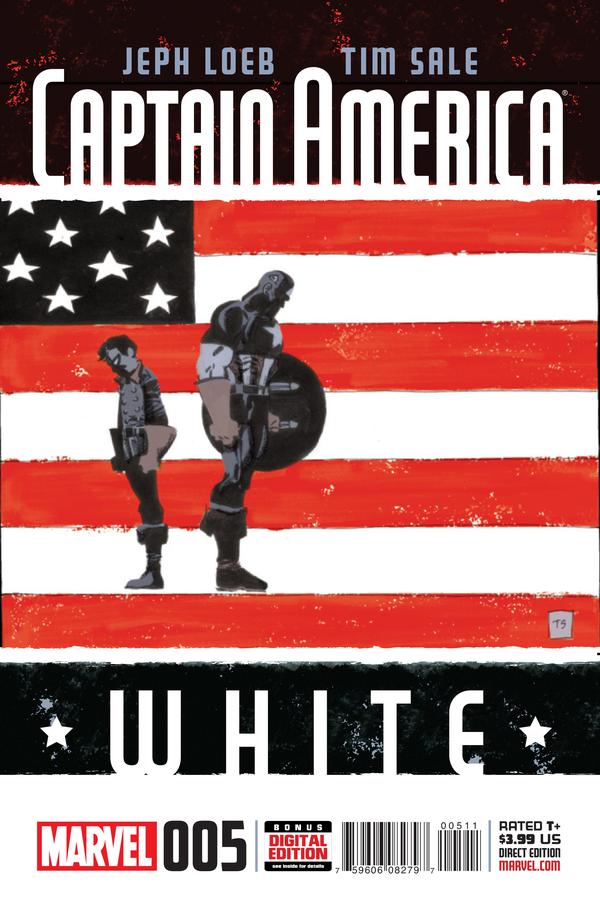 Captain America: White #5 cover