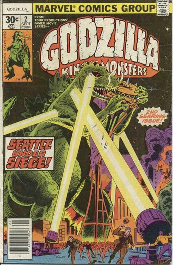 Cover of Godzilla #2