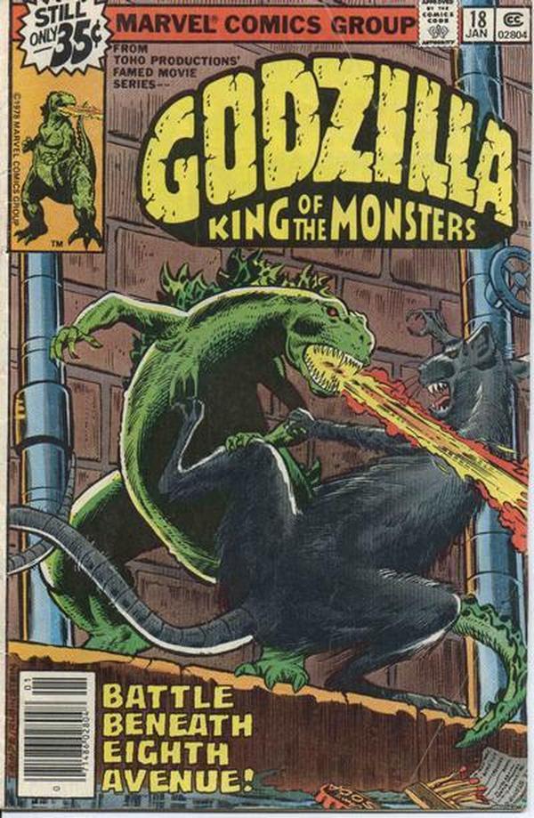 Cover of Godzilla #18
