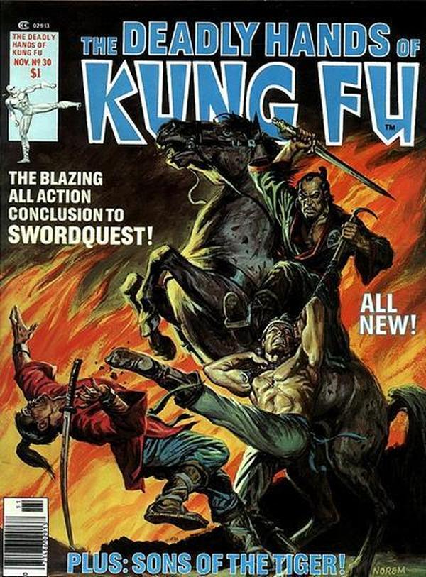 The Deadly Hands of Kung Fu #30 cover