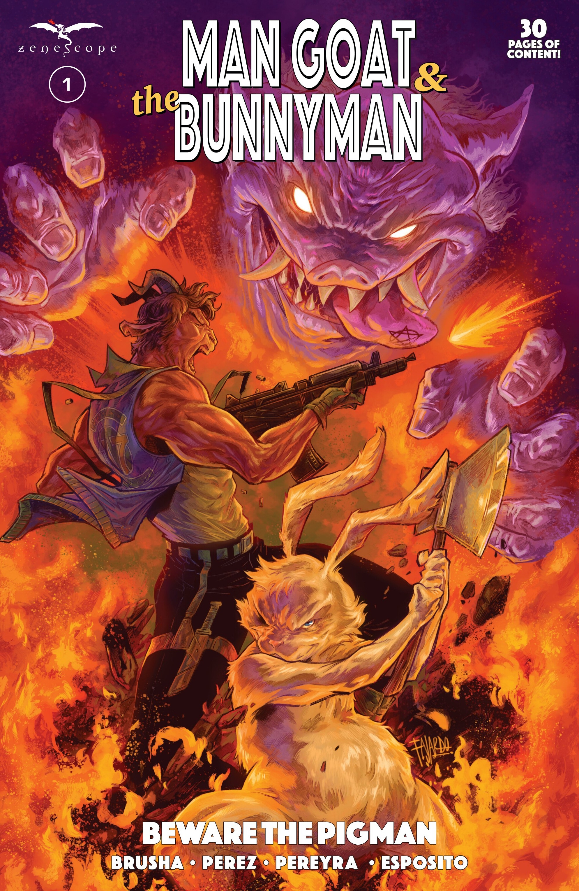 Man Goat & The Bunnyman: Beware of The Pigman