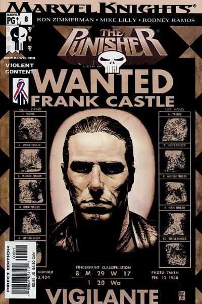 The Punisher (2001) #8 cover
