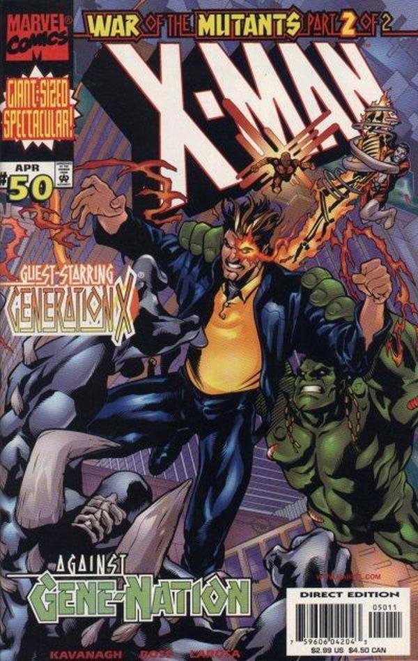 X-Man (1995) #50 cover