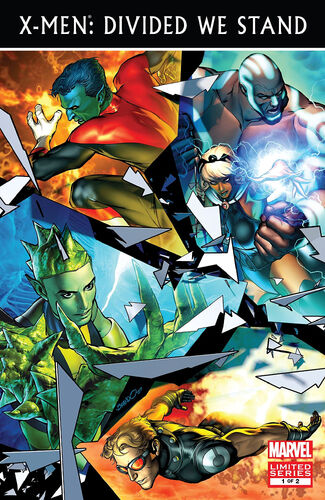 X-Men: Divided We Stand (2008) #1 cover