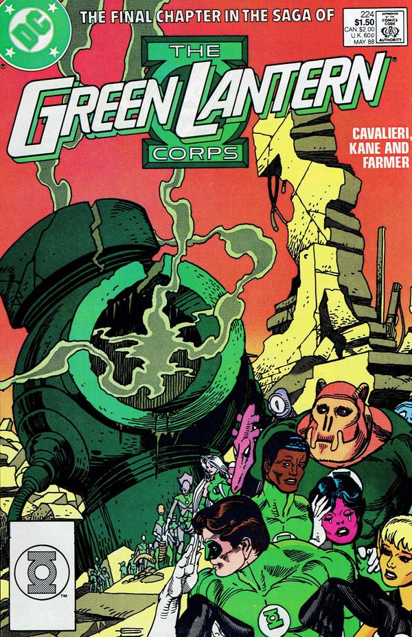 The Green Lantern Corps (1986) #224 cover