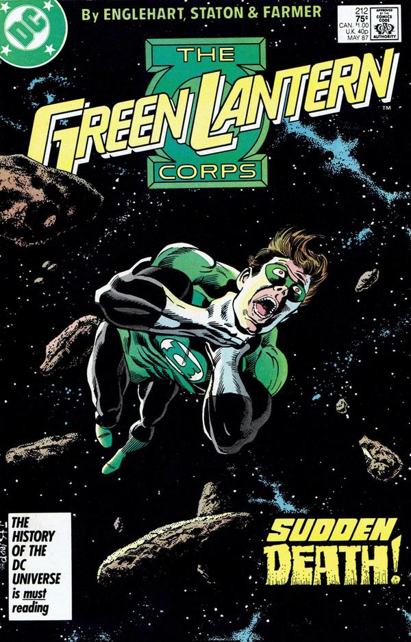 The Green Lantern Corps (1986) #212 cover