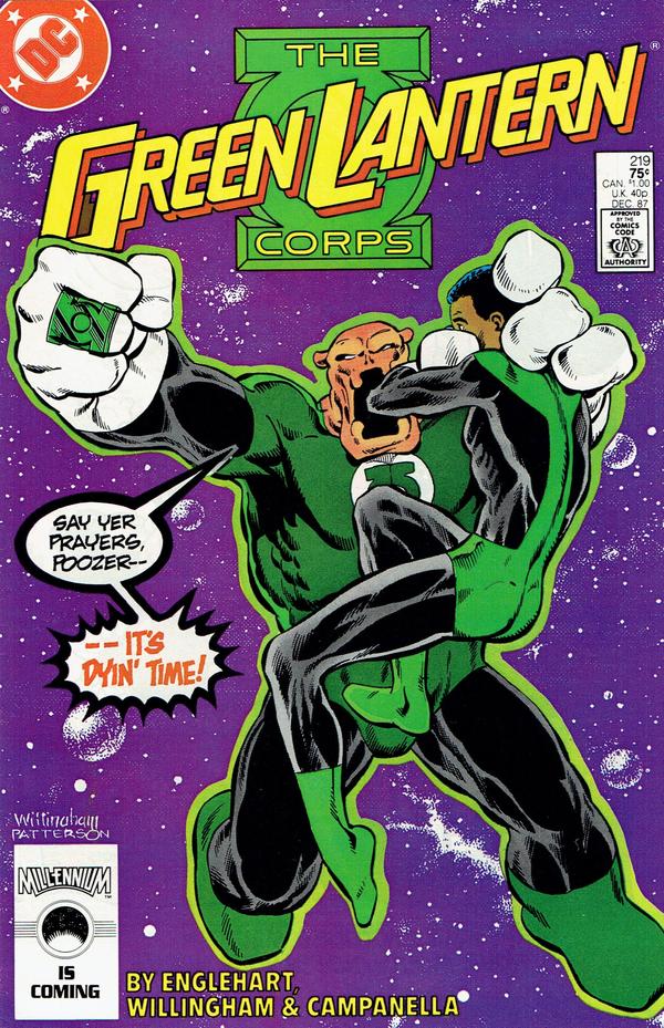 The Green Lantern Corps (1986) #219 cover